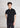 Men's Short Sleeves Tang Polo Shirt (Black)