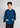 Men's Bicolor Suit Tang Jacket (Teal)
