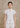 Cap Sleeve Embroidered Cotton Qipao Top (White)