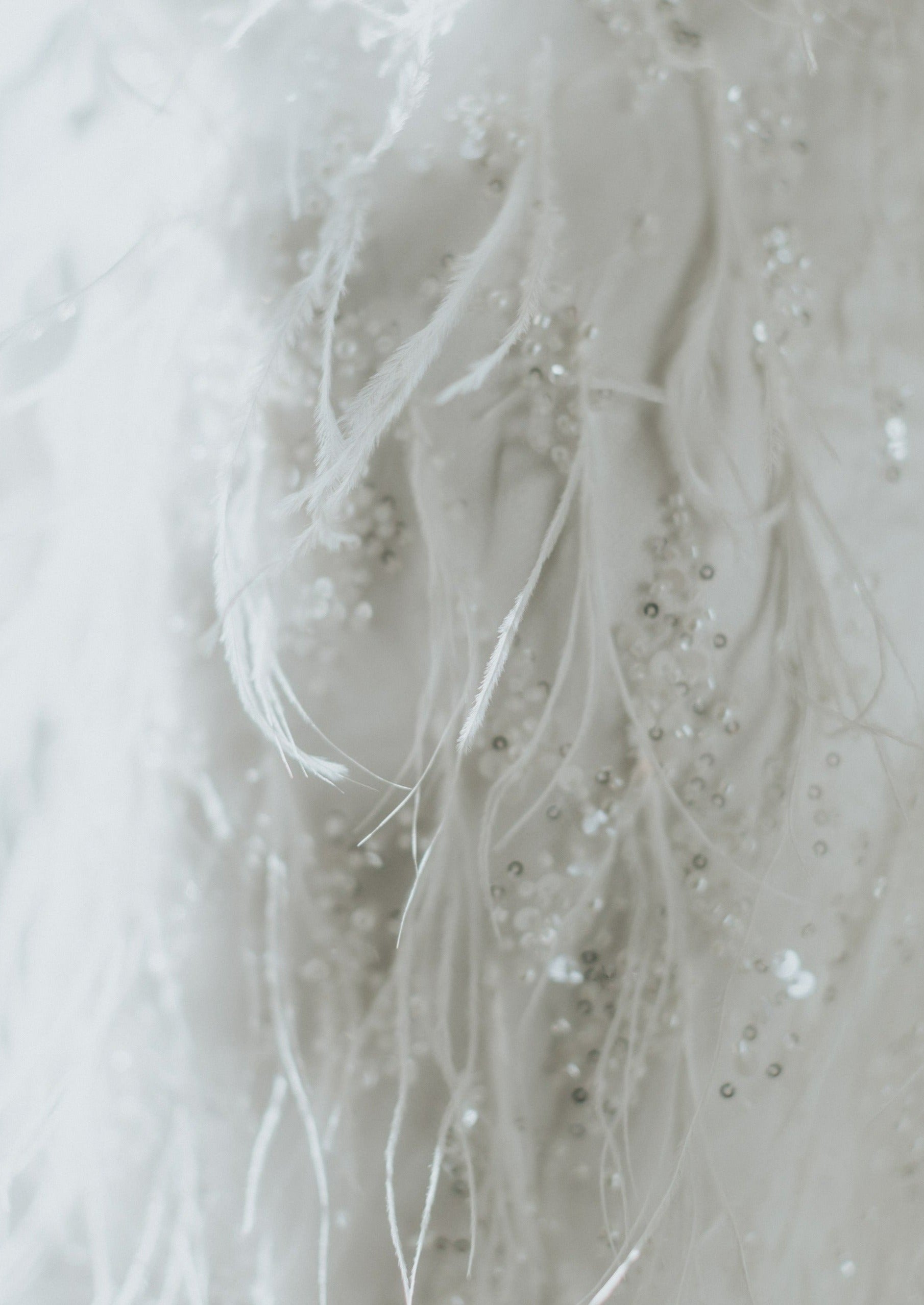 Breena Feather Qipao (RTW)