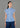Extended Sleeves Qipao Shirt (Blue)