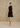 Sleeveless Brocade Mini Qipao (Black)