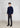 Unisex Knit Tang Jacket (Dark Blue)