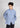 Men's Linen Tang Jacket (Misty Blue/ White)