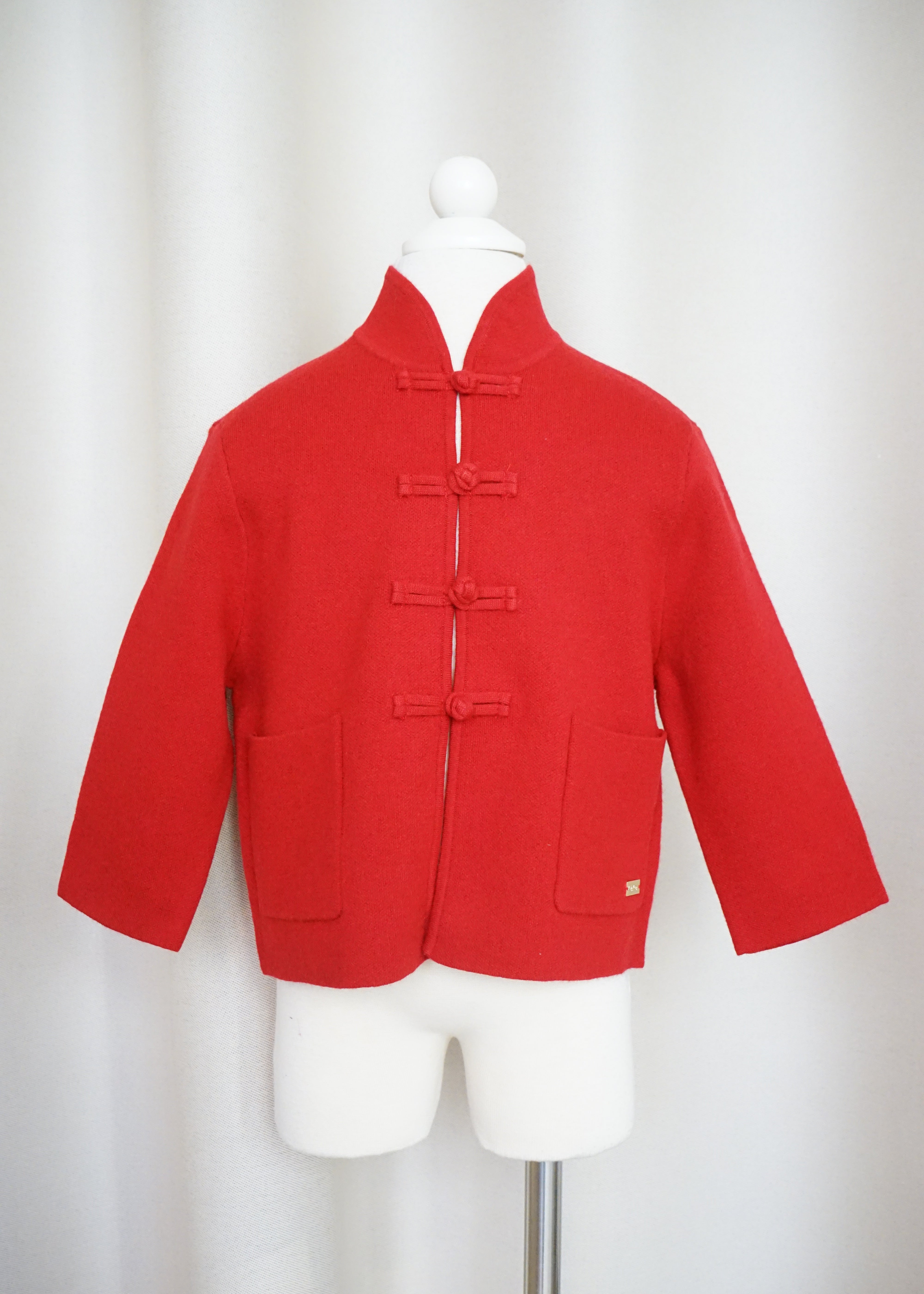 Kid's Knit Tang Jacket (Red)