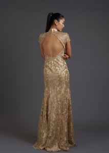 Rosemary Open Back Qipao Gown