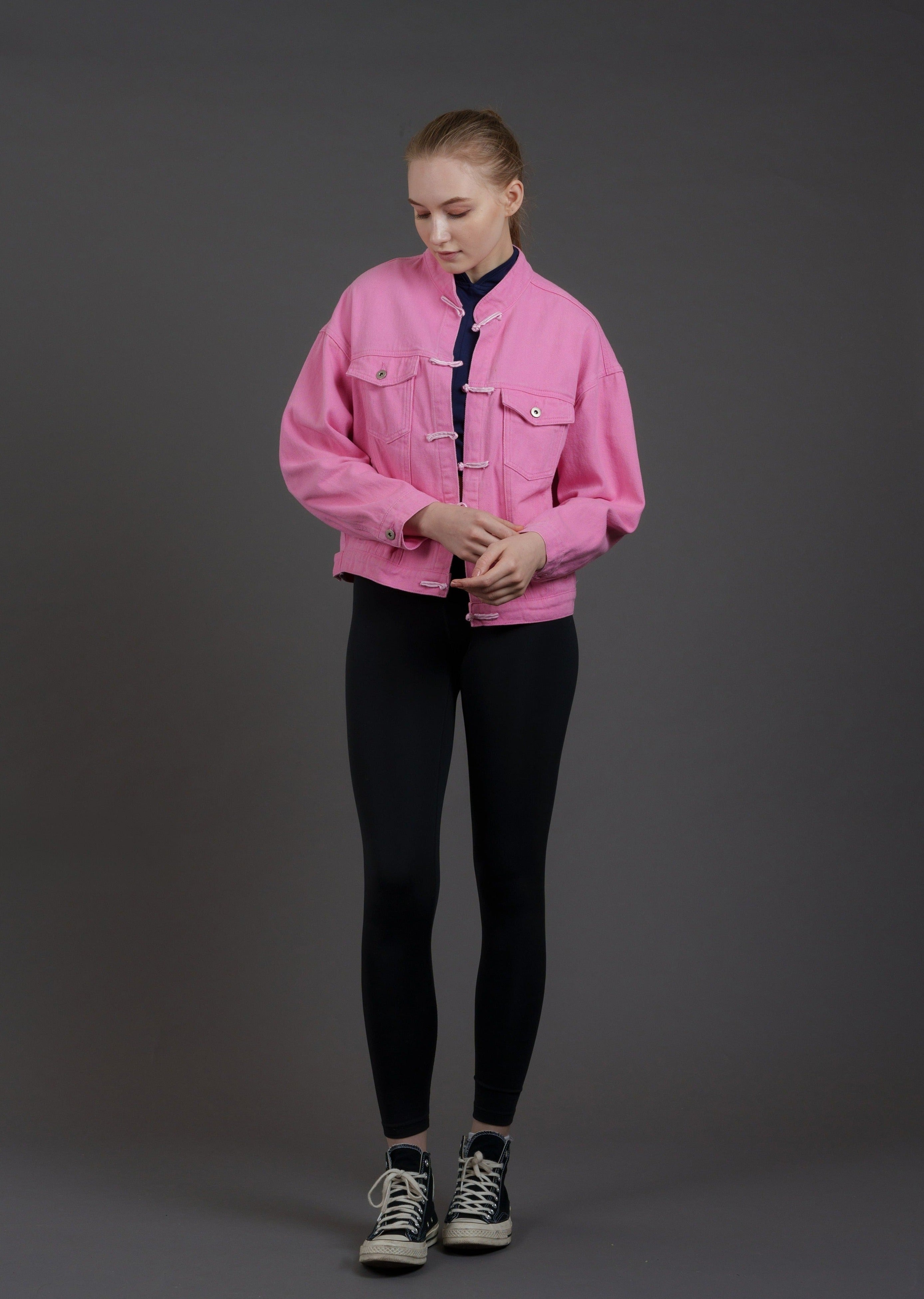 Denim Tang Jacket (Pink)