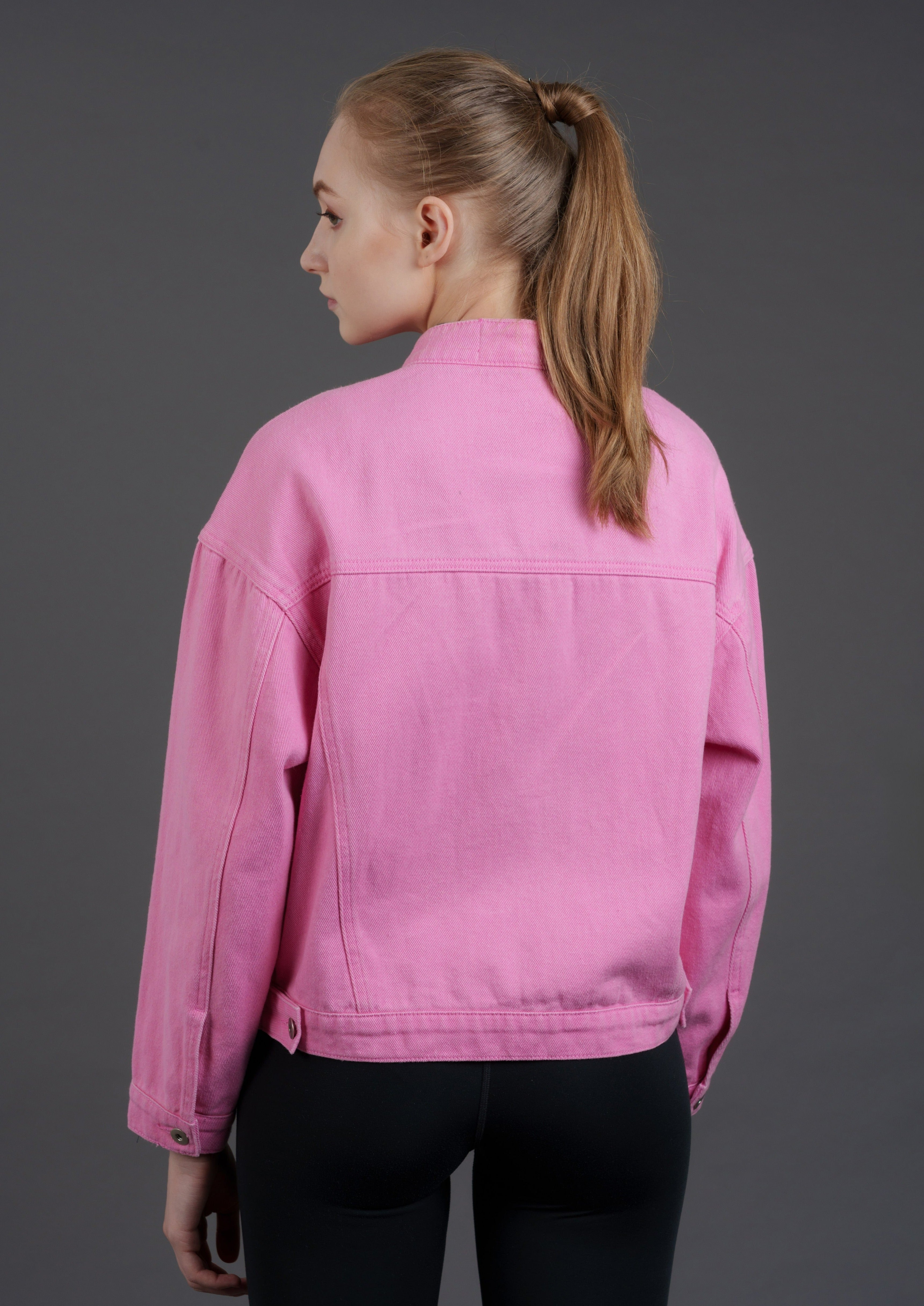 Denim Tang Jacket (Pink)