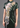 Amaranthus Short Sleeves Sequins Qipao (Dark Green)