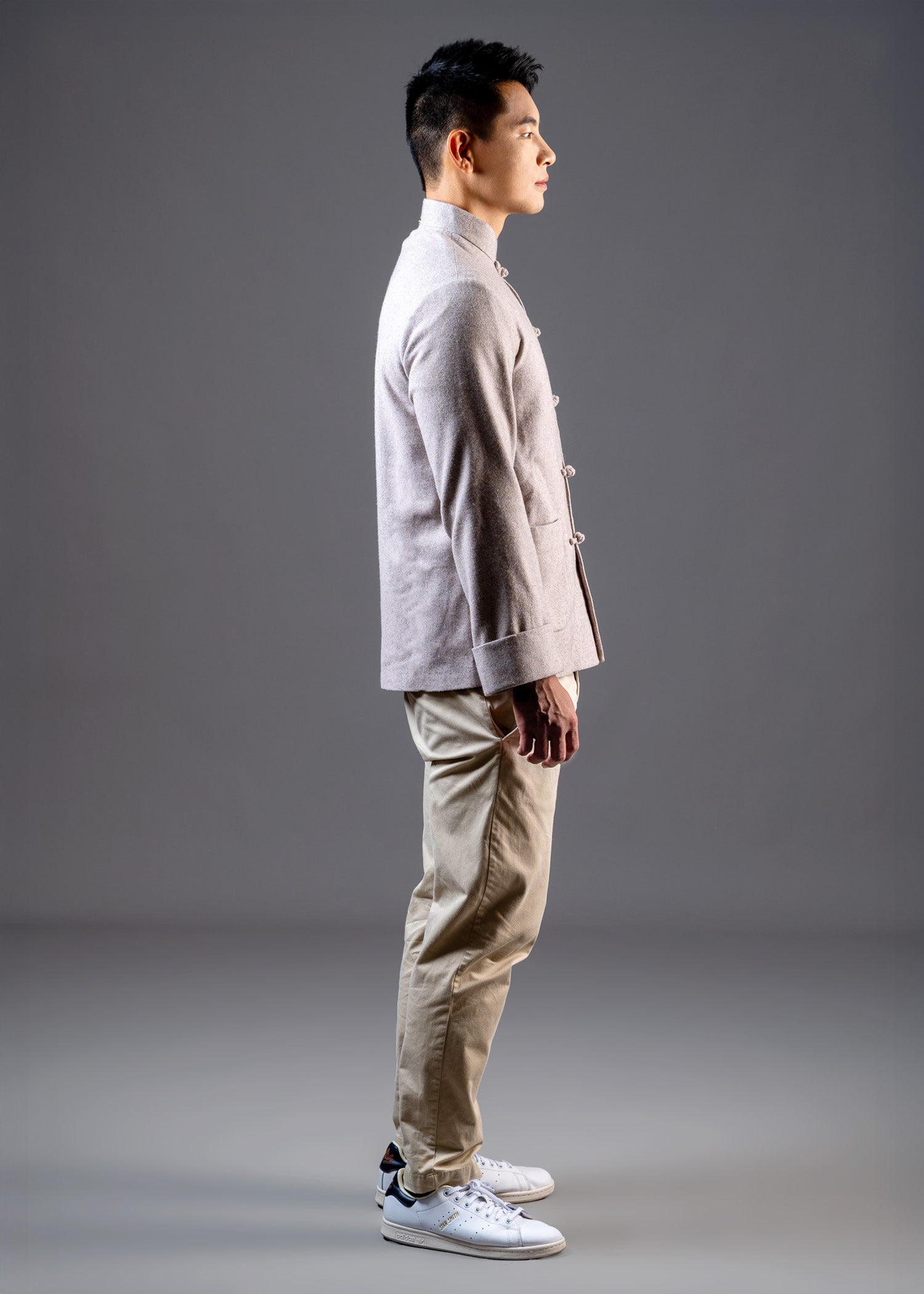 Men's Tweed Tang Jacket (Beige)