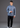 Men's Linen Tang Jacket (Misty Blue/ White)