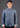 Men's Linen Tang Jacket (Misty Blue/ White)