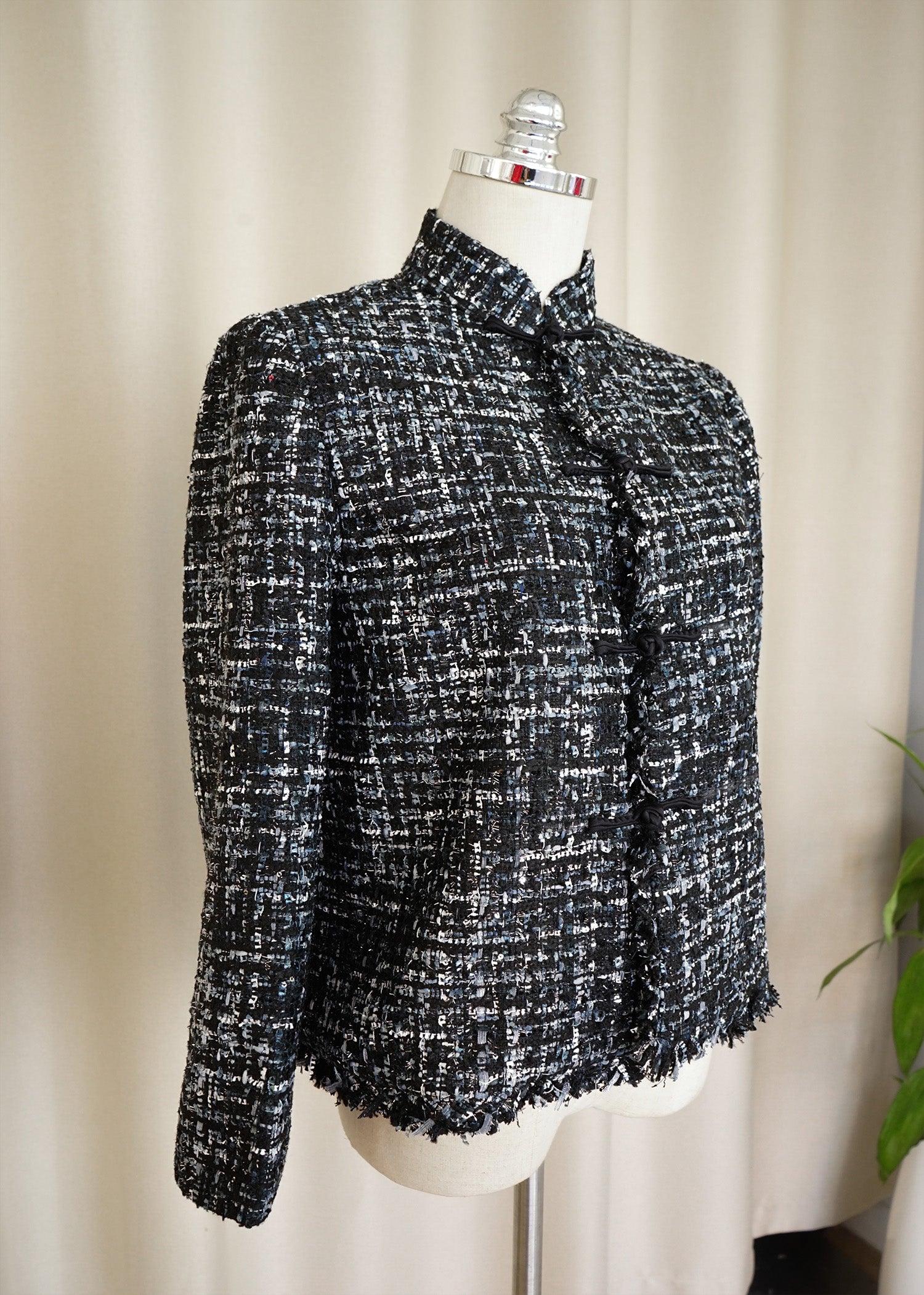 Tweed Tang Jacket (Mixed Blue)