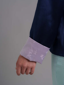 Reversible Tang Jacket (Navy/ Lilac Floral)