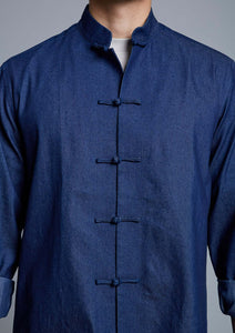Men's Denim Tang Shirt (Navy)