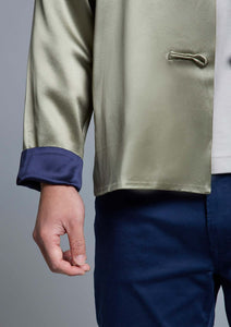Men's Reversible Tang Jacket (Navy/ Dark Olive)